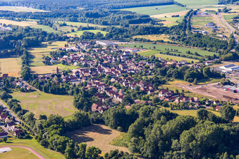 Photographie aérienne de Quartier Altenstadt in Wissembourg dans le département Bas Rhin, France