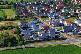 Photographie aérienne de Nouvelle zone de développement Im Holderbusch à Minfeld dans le département Rhénanie-Palatinat, Allemagne