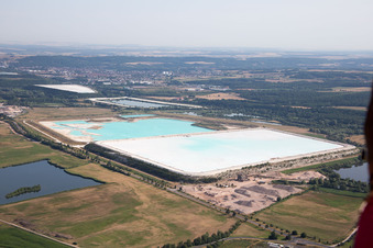 Vue aérienne de Salines à Rosières-aux-Salines dans le département Meurthe et Moselle, France