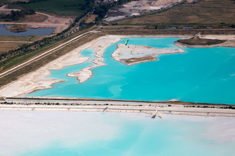 Photographie aérienne de Salines à Rosières-aux-Salines dans le département Meurthe et Moselle, France