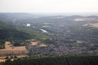 Vue oblique de Arnaville dans le département Meurthe et Moselle, France