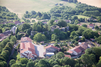 Photographie aérienne de Prény dans le département Meurthe et Moselle, France