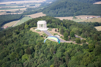 Mémorial de guerre américain à Montsec dans le département Meuse, France hors des airs