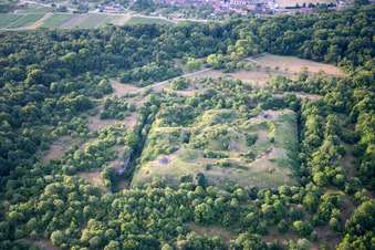 Photographie aérienne de Lucey dans le département Meurthe et Moselle, France
