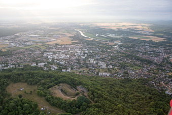 Vue aérienne de Toul dans le département Meurthe et Moselle, France