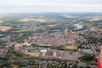 Vue aérienne de Toul dans le département Meurthe et Moselle, France