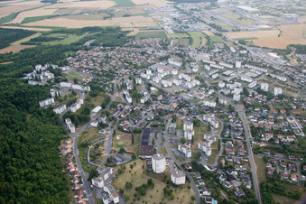 Photographie aérienne de Toul dans le département Meurthe et Moselle, France