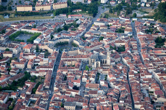 Toul dans le département Meurthe et Moselle, France vue d'en haut