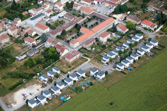 Vue aérienne de Foug dans le département Meurthe et Moselle, France