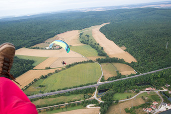 Vue oblique de Foug dans le département Meurthe et Moselle, France