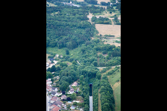 Vue aérienne de Lay-Saint-Remy dans le département Meurthe et Moselle, France