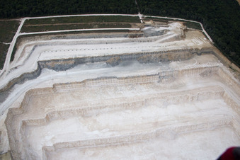 Pagny-sur-Meuse dans le département Meuse, France d'en haut