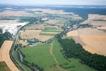 Pagny-sur-Meuse dans le département Meuse, France hors des airs