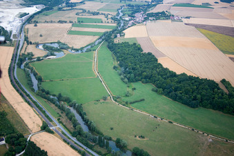 Pagny-sur-Meuse dans le département Meuse, France vue d'en haut