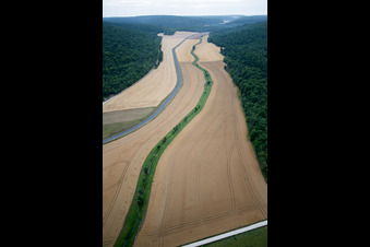 Vue aérienne de Rigny-Saint-Martin dans le département Meuse, France
