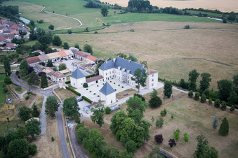 Montbras à Taillancourt dans le département Meuse, France depuis l'avion