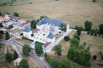 Montbras à Taillancourt dans le département Meuse, France vue du ciel