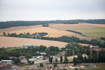 Vaucouleurs dans le département Meuse, France hors des airs