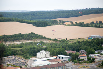 Vaucouleurs dans le département Meuse, France vue d'en haut