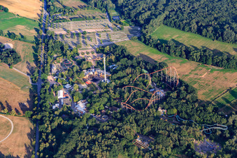 Vue aérienne de Parc de vacances à Haßloch dans le département Rhénanie-Palatinat, Allemagne