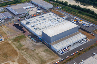 Palatinate Refreshments GmbH à Wörth am Rhein dans le département Rhénanie-Palatinat, Allemagne d'en haut