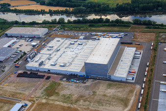 Palatinate Refreshments GmbH à Wörth am Rhein dans le département Rhénanie-Palatinat, Allemagne vue d'en haut