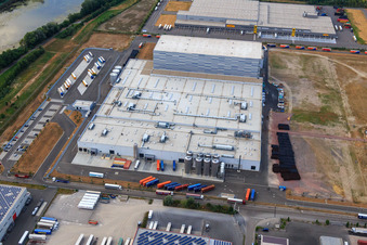 Palatinate Refreshments GmbH à Wörth am Rhein dans le département Rhénanie-Palatinat, Allemagne d'un drone