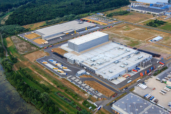 Palatinate Refreshments GmbH à Wörth am Rhein dans le département Rhénanie-Palatinat, Allemagne hors des airs