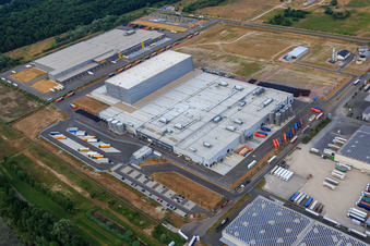 Palatinate Refreshments GmbH à Wörth am Rhein dans le département Rhénanie-Palatinat, Allemagne vue d'en haut