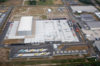 Image drone de Zone industrielle d'Oberwald à Wörth am Rhein dans le département Rhénanie-Palatinat, Allemagne