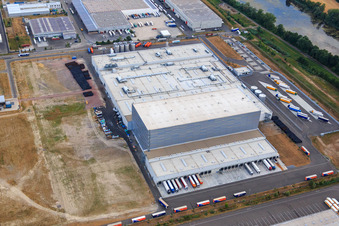 Palatinate Refreshments GmbH à Wörth am Rhein dans le département Rhénanie-Palatinat, Allemagne vue du ciel