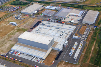 Palatinate Refreshments GmbH à Wörth am Rhein dans le département Rhénanie-Palatinat, Allemagne d'un drone