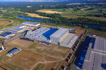 Palatinate Refreshments GmbH à Wörth am Rhein dans le département Rhénanie-Palatinat, Allemagne vue du ciel
