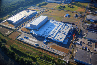 Palatinate Refreshments GmbH à Wörth am Rhein dans le département Rhénanie-Palatinat, Allemagne vue d'en haut