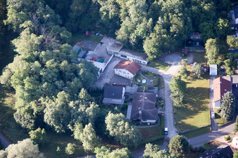 Hohenwettersbacherstraße 38, « atelier jeunesse ouvert Karlsruhe » à la carrière à le quartier Grünwettersbach in Karlsruhe dans le département Bade-Wurtemberg, Allemagne hors des airs