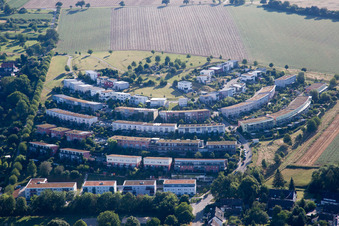Photographie aérienne de Quartier Hohenwettersbach in Karlsruhe dans le département Bade-Wurtemberg, Allemagne