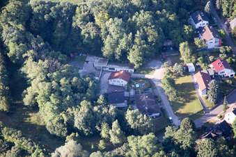 Hohenwettersbacherstraße 38, « atelier jeunesse ouvert Karlsruhe » à la carrière à le quartier Grünwettersbach in Karlsruhe dans le département Bade-Wurtemberg, Allemagne hors des airs