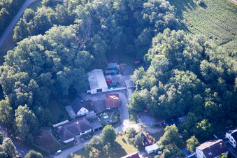Photographie aérienne de Quartier Grünwettersbach in Karlsruhe dans le département Bade-Wurtemberg, Allemagne