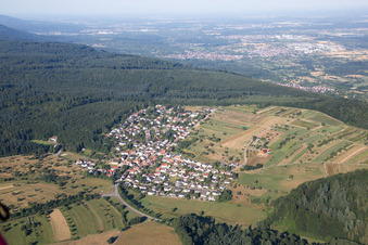 Photographie aérienne de Quartier Schluttenbach in Ettlingen dans le département Bade-Wurtemberg, Allemagne