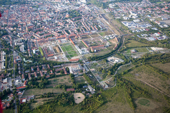 Vue oblique de Salon des jardins d'État 2015 à Landau in der Pfalz dans le département Rhénanie-Palatinat, Allemagne