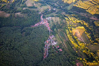 Photographie aérienne de Du nord-ouest à Oberschlettenbach dans le département Rhénanie-Palatinat, Allemagne