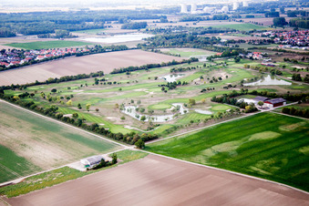 Terrain de golf Golfpark Biblis-Wattenheim *****GOLF absolu à Wattenheim à le quartier Nordheim in Biblis dans le département Hesse, Allemagne hors des airs