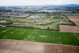 Terrain de golf Golfpark Biblis-Wattenheim *****GOLF absolu à Wattenheim à le quartier Nordheim in Biblis dans le département Hesse, Allemagne vue d'en haut