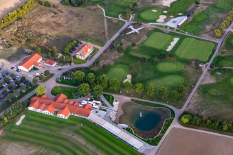 Image drone de Terrain de golf Golfpark Biblis-Wattenheim *****GOLF absolu à Wattenheim à le quartier Nordheim in Biblis dans le département Hesse, Allemagne
