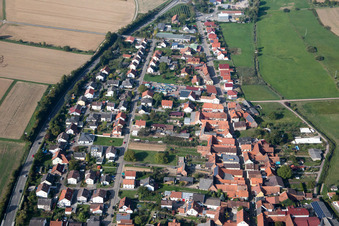Quartier Kapellen in Kapellen-Drusweiler dans le département Rhénanie-Palatinat, Allemagne d'un drone