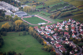 Quartier Altenstadt in Wissembourg dans le département Bas Rhin, France hors des airs