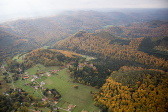 Windstein dans le département Bas Rhin, France vue d'en haut