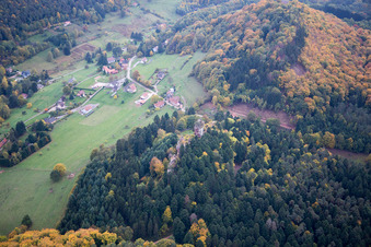 Windstein dans le département Bas Rhin, France vue du ciel