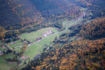 Vue aérienne de Dambach dans le département Bas Rhin, France