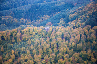 Dambach dans le département Bas Rhin, France d'un drone